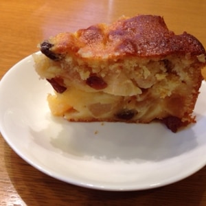 簡単★ホットケーキの素で作るアップルケーキ